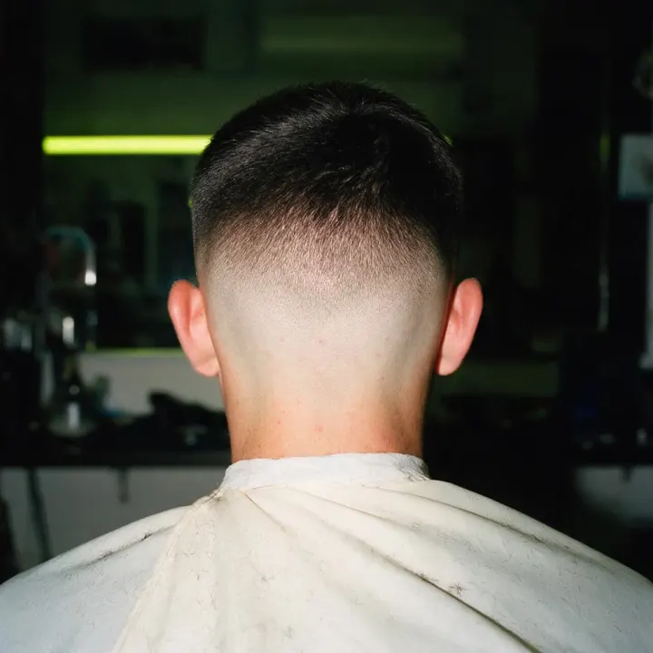 Detalle de un corte degradado, generado para fades